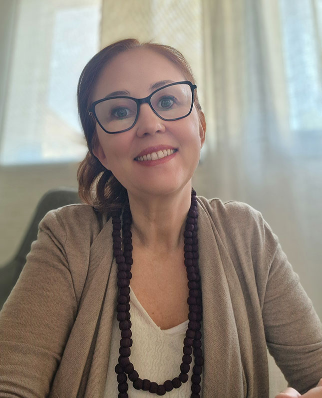 Donna sorridente